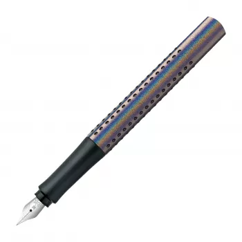 Stilou grip 2011 glam silver m Faber-Castell-2