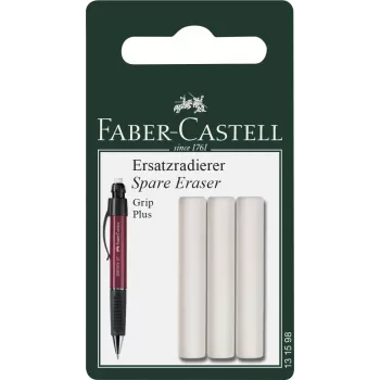 Set 3 buc rezerva radiera pentru Creion mecanic grip plus Faber-Castell-1