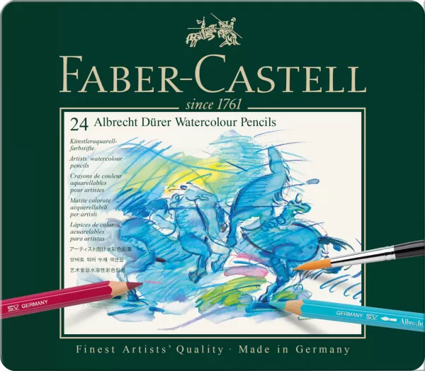 Creioane colorate acuarela 24 culori a. Durer Faber-Castell-1-IMG-slider