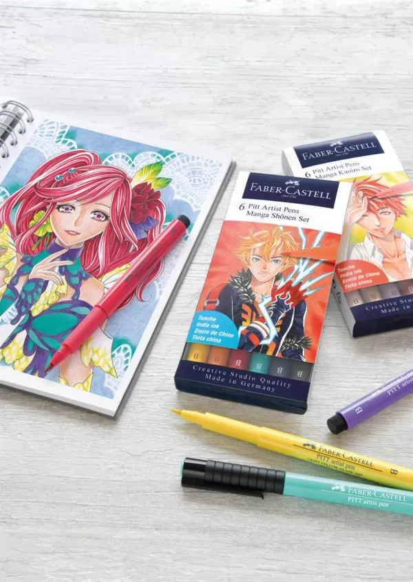 Pitt artist pen manga set 6 shojo 2019 Faber-Castell-2-IMG-slider