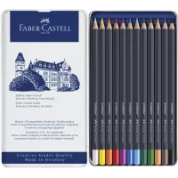 Creioane colorate 12 culori goldfaber cutie metal Faber-Castell-2-IMG-slider-mobile