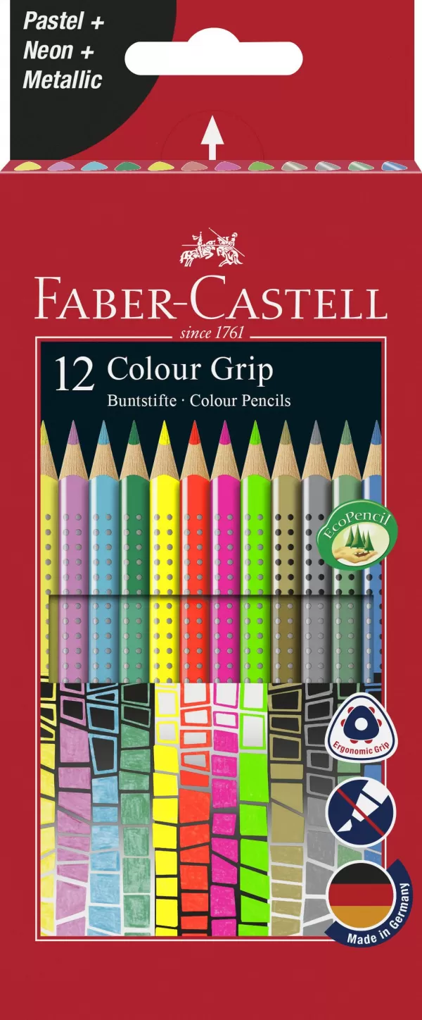 Creioane colorate 12 culori speciale grip Faber-Castell-1-IMG-slider