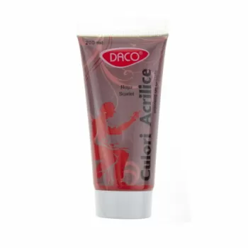 Culori acrilice 200 ml - Rosu Scarlet - Daco CU3200RS-1