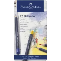 Creioane colorate 12 culori goldfaber cutie metal Faber-Castell-1-IMG-slider-mobile