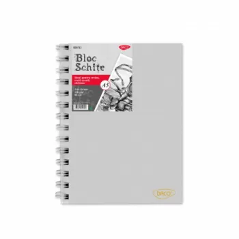 Sketchbook - bloc schite A5, 120g/mp, 80 file DACO BD512-1