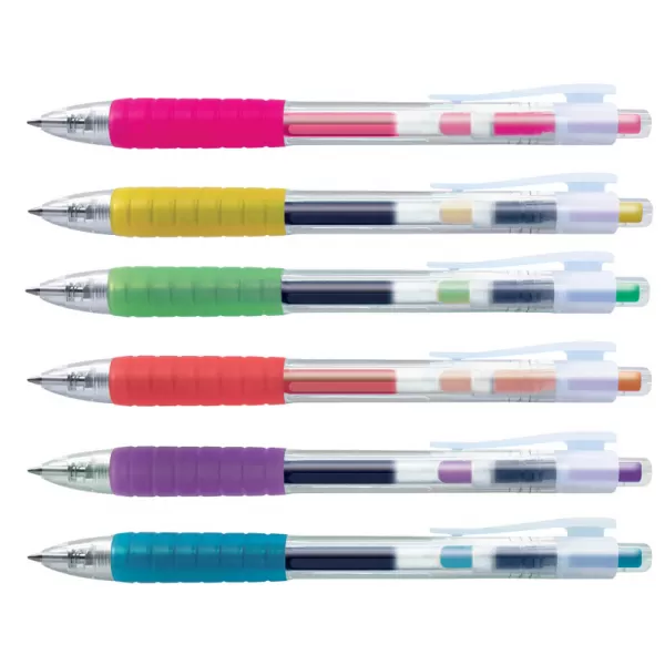 Set 6 buc pix cu gel 0.7mm fast gel Faber-Castell-2-IMG-slider