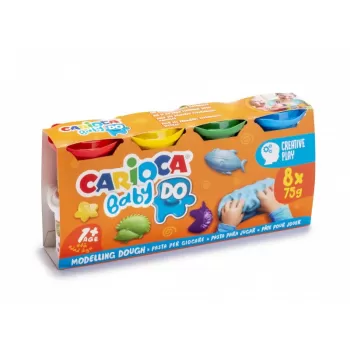 Plastilina usoara 8X75G Baby CARIOCA-1