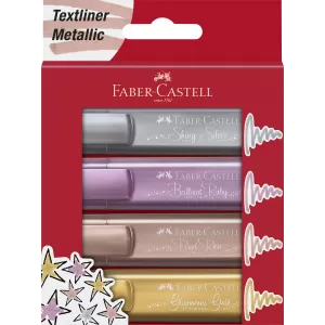 Textmarker set 4 metalizat Faber-Castell-1-IMG-nav