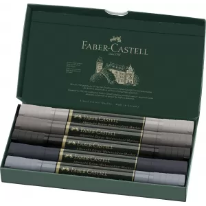 Set 5 markere solubile tonuri de gri a.durer Faber-Castell-2-IMG-nav