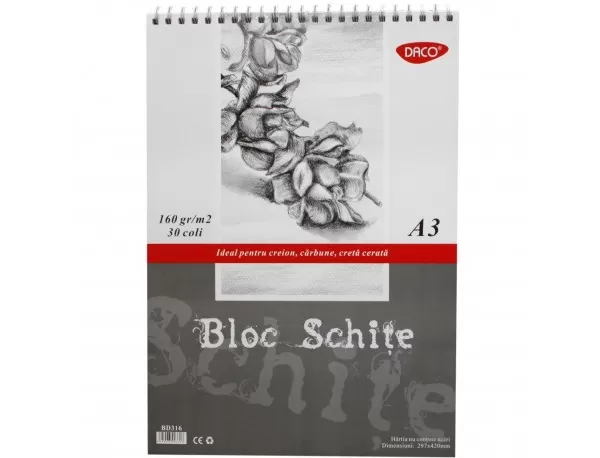 Bloc A3 schite 160g  30 file DACO BD316-1-IMG-slider