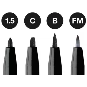 Pitt artist pen set 4 buc negru ( 1.5,c,b,fm) Faber-Castell-2-IMG-nav