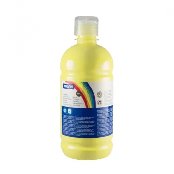 Tempera 500 ml Milan galben deschis-1