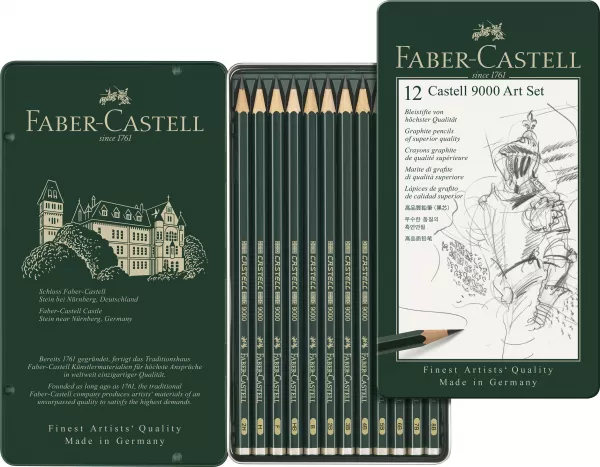 Set arta 12 buc creion grafit castell 9000 Faber-Castell-2-IMG-slider