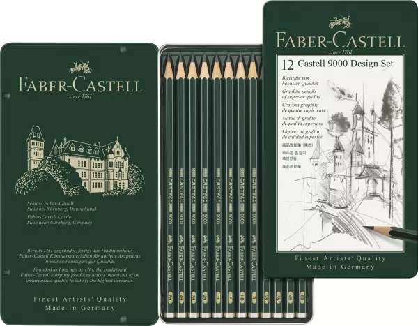 Set design 12 buc creion grafit castell 9000 Faber-Castell-2-IMG-slider