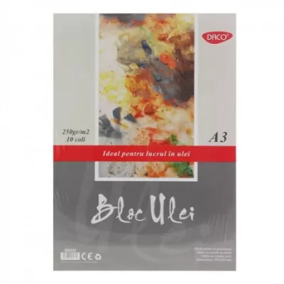 Bloc A3 ulei 250g  10 file DACO BD325-img