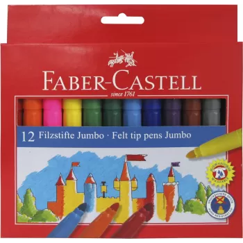 Carioca 12 culori jumbo Faber-Castell-1