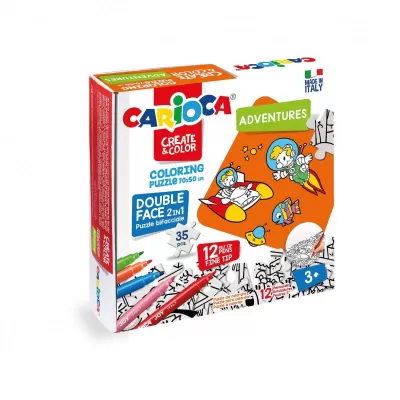 Set Puzzle + 12 carioci Adventure CARIOCA-img