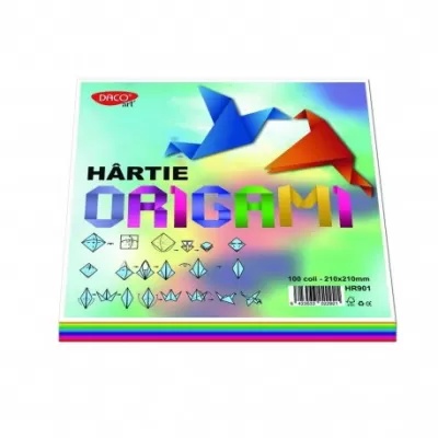 Hârtie origami 21x21cm 100/set DACO HR901-img