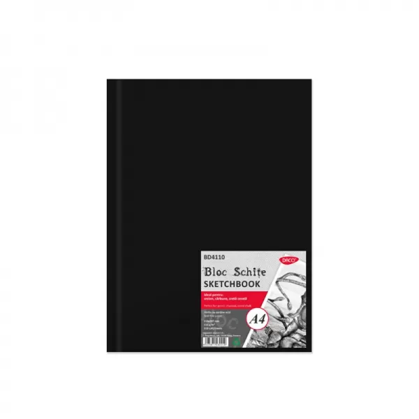 Sketchbook - bloc schite A4 110g/mp, 110 file Daco BD4110-1-IMG-slider