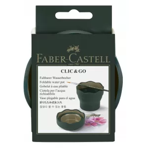 Pahar pictura pliabil, Clik&Go verde, Faber-Castell-2-IMG-nav