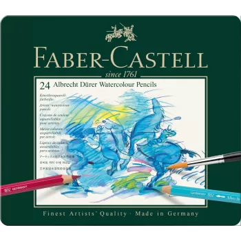 Creioane colorate acuarela 24 culori a. Durer Faber-Castell-1