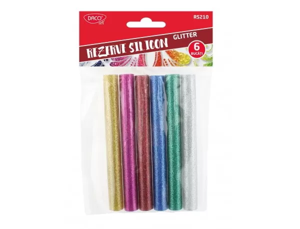 Rezervă silicon 10 mm set 6 glitter DACO-1-IMG-slider