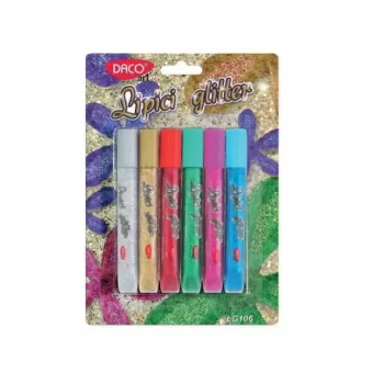 Lipici glitter set 6 DACO-1