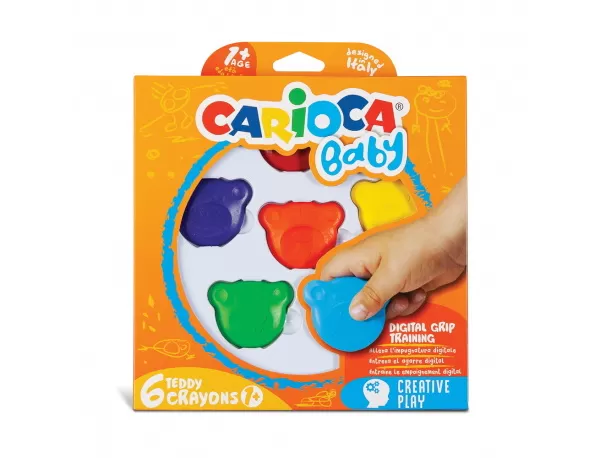 Creion cerat 6 culori Teddy CARIOCA-1-IMG-slider