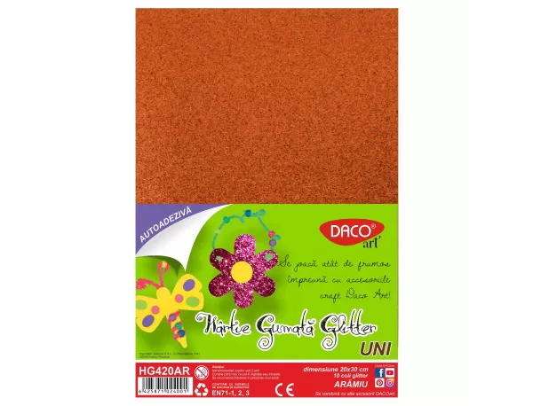 Hârtie gumată AA glitter HG420AR 20X30CM 10COLI DACO-1-IMG-slider