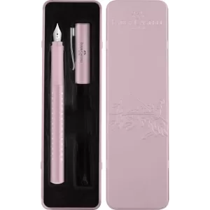 Stilou Faber-Castell metalic roz, penita M, Sparkle Rose-1-IMG-nav