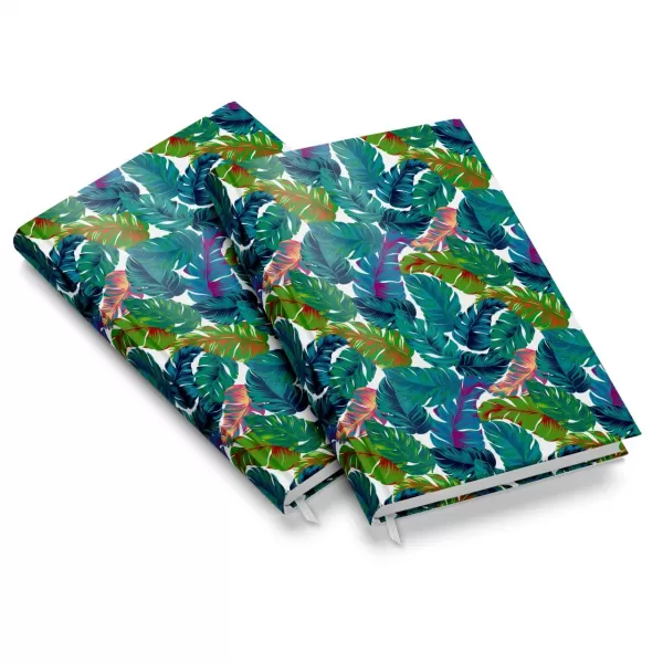 Agenda A5 nedatata, 208 pagini, Tropical Leaves -1-IMG-slider