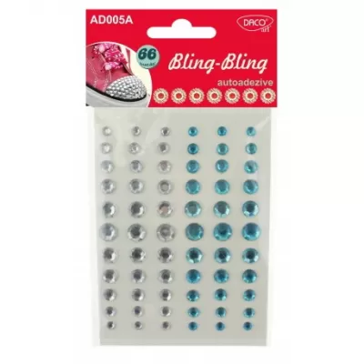 Accesorii craft - AD005 Diamante AutoAdezive Bling Bling albastru-img