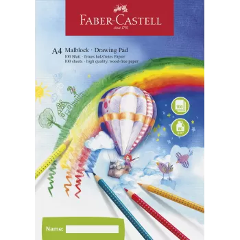 Bloc desen A4 100 file 80g/mp Faber-Castell-1