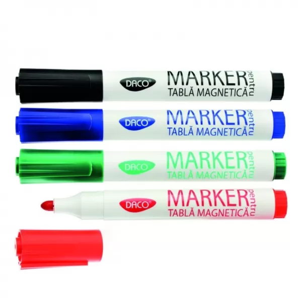 Marker pentru tabla magnetica set 4 culori DACO-2-IMG-slider