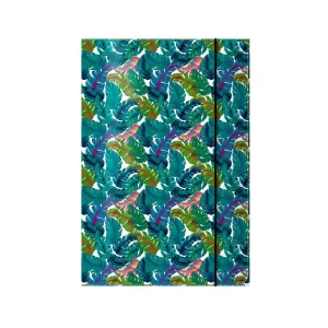 Mapa din carton laminat cu elastic, Tropical Leaves-1-IMG-nav