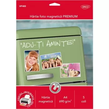 Hârtie foto magnetică A4 690g 5 coli DACO-1