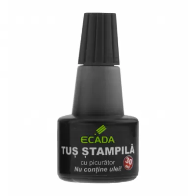 Tus stampila negru, 30 ml. Ecada-img