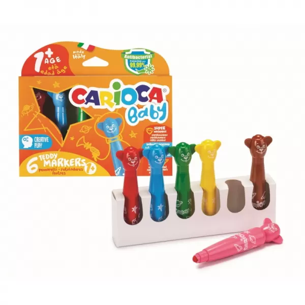 Carioca 6 culori Teddy Markers Baby-1-IMG-slider