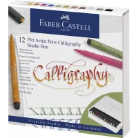 Pitt artist pen caligrafic cutie studio 12 buc Faber-Castell-1-IMG-slider-mobile