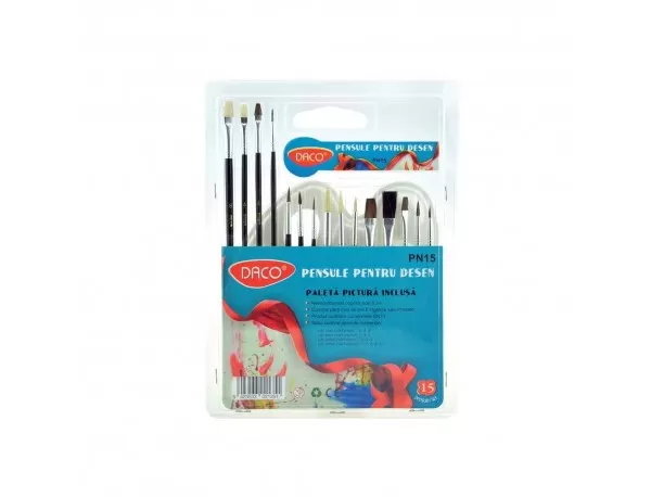 Pensula set 15 cu paleta acuarela DACO-1-IMG-slider