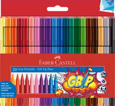 Carioca 20 culori grip Faber-Castell-img