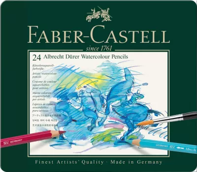 Creioane colorate acuarela 24 culori a. Durer Faber-Castell-img