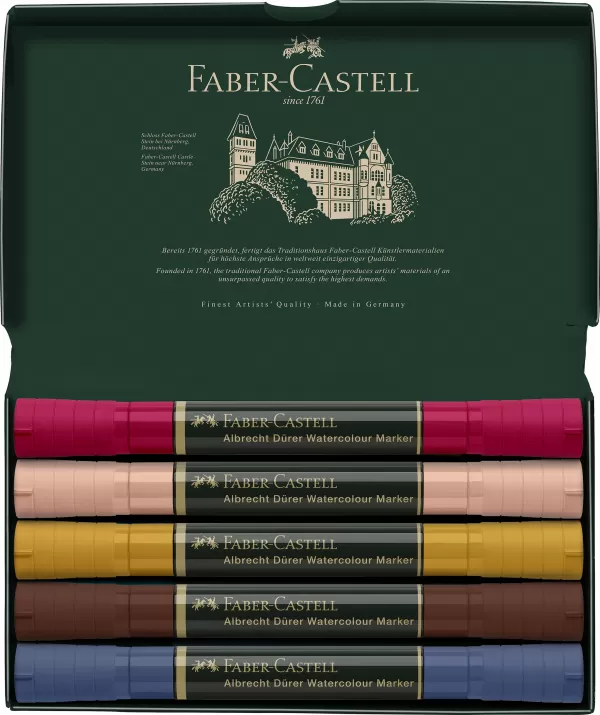 Set 5 markere solubile portret a.durer Faber-Castell-2-IMG-slider