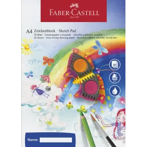 Bloc desen A4, 20 file, 100g/mp Faber-Castell-1-IMG-nav