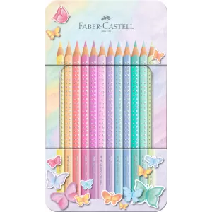 Set cadou 12 creioane colorate pastel sparkle Faber-Castell-1-IMG-nav