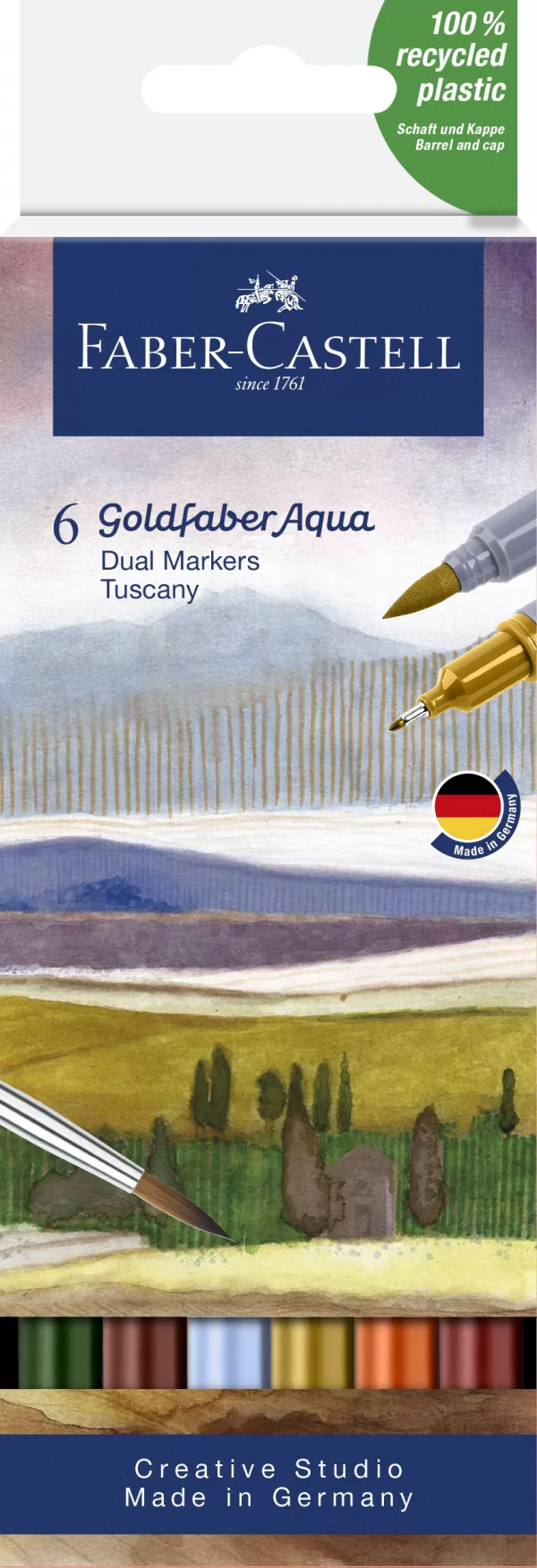 Marker solubil 2 capete set 6 buc toscana goldfaber Faber-Castell-1-IMG-slider