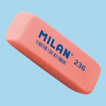 Radieră teșită din plastic MILAN 236-1