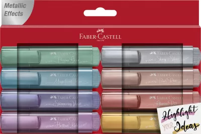 Textmarker set 8 metalizat ii Faber-Castell-img