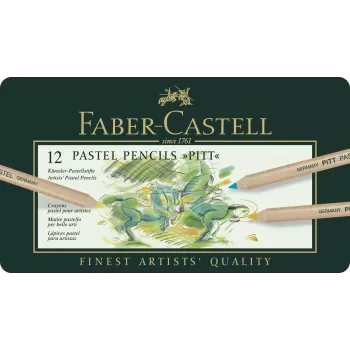 Creioane pastel pitt 12 culori Faber-Castell-1