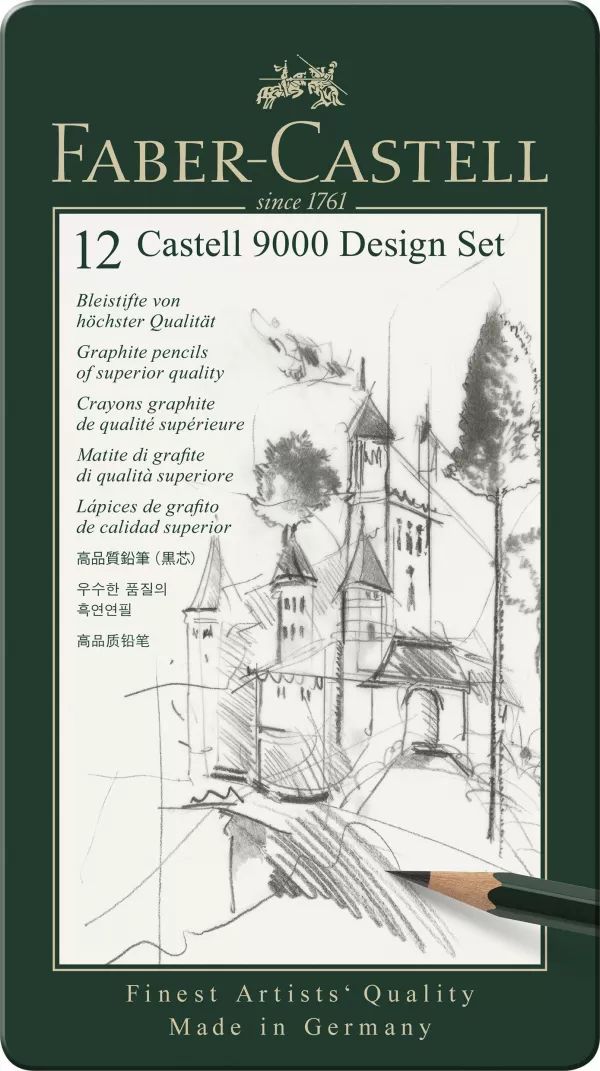 Set design 12 buc creion grafit castell 9000 Faber-Castell-1-IMG-slider